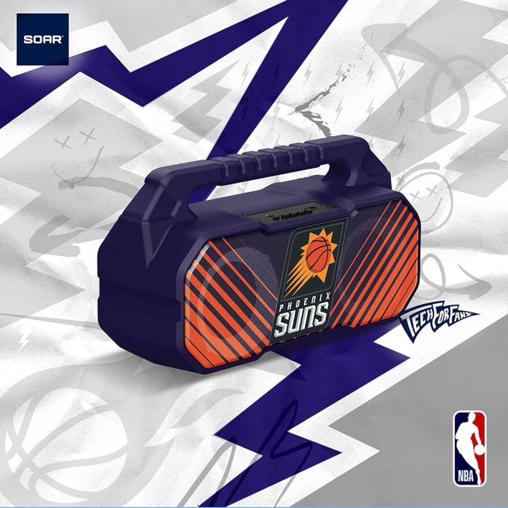 SOAR NBA Wireless Boombox Speaker Phoenix Sun
